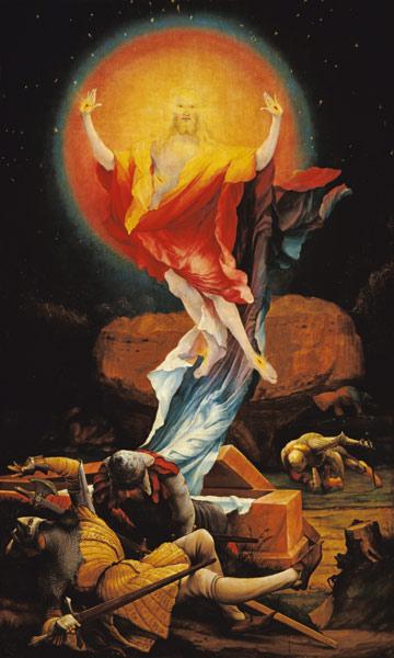 Auferstehung Christi - rechter Innenflügel des Isenheimer Altars 1513