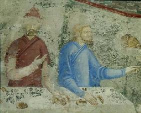 The Feast of Herod, detail from the chapel of St. Jean 1347