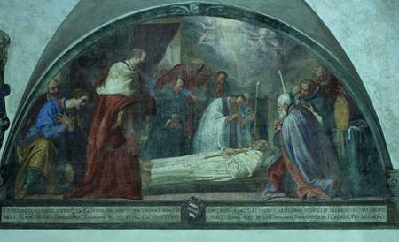 The Death of St. Anthony von Matteo Rosselli