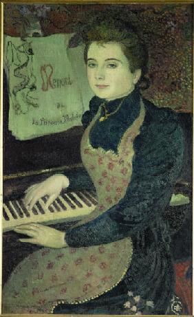 Marthe am Klavier 1891