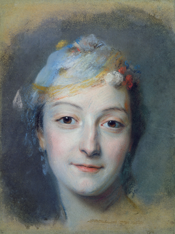 Portrait of Marie Fel (1713-78) von Maurice Quentin de La Tour