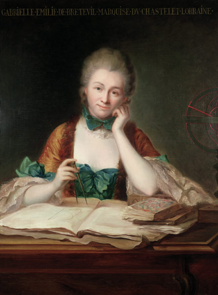 Madame de Chatelet-Lomont (1706-41) von Maurice Quentin de La Tour