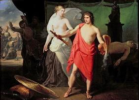Achilles and Thetis (oil on canvas) 1584