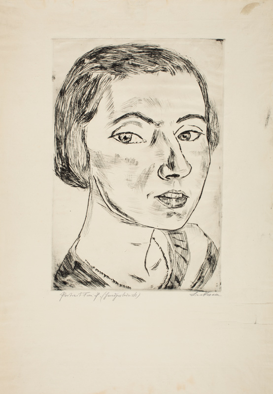Bildnis Frau Parcus I. 1921 (H 205 A.) von Max Beckmann