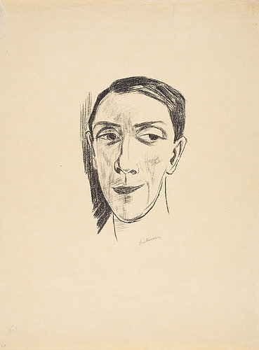 Bildnis des Schauspielers N.M. Zeretelli. 1921 (H 189 B.) von Max Beckmann