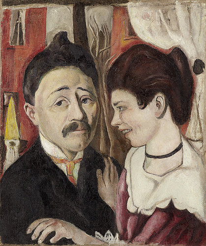 Bildnis Ehepaar Carl. 1918 von Max Beckmann