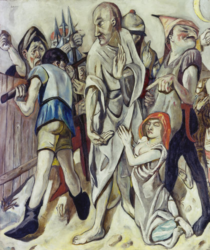 Christus und die Sünderin. 1917 von Max Beckmann
