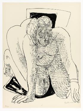 Crawling Woman, plate five from Day and Dream 1946