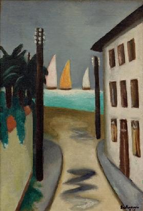 Kleine Landschaft. Viareggio 1925