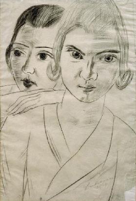Pizchen und Quappi – Doppelporträt Marie-Louise von Motesiczky und Mathilde von Kaulbach 1924