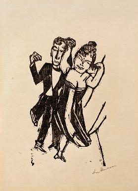 Kleines tanzendes Paar 1923