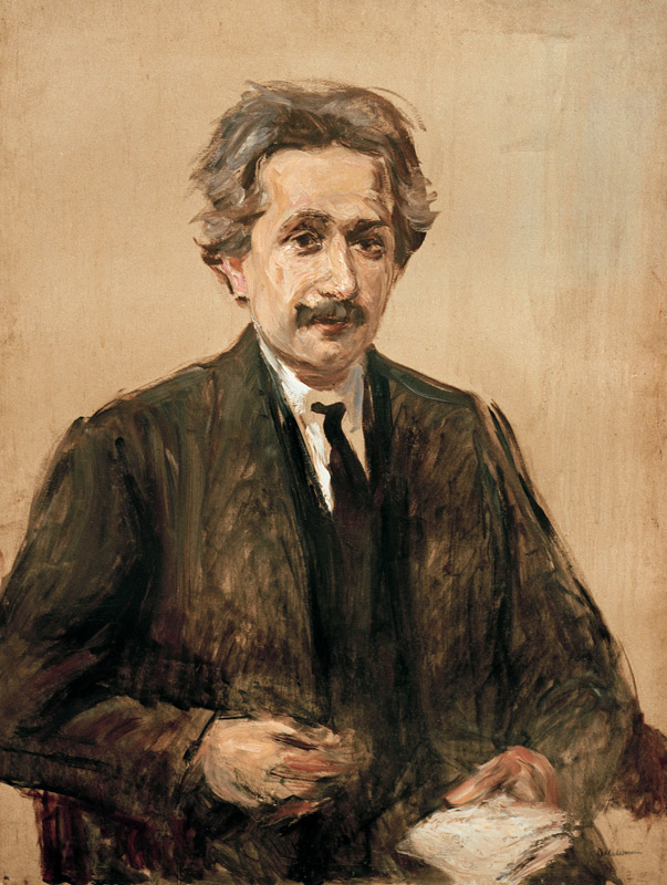 Albert Einstein von Max Liebermann