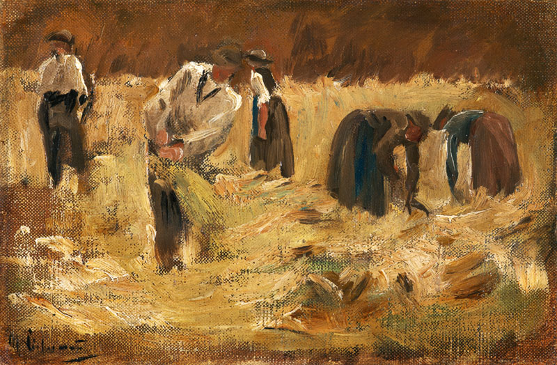 Getreideernte von Max Liebermann