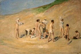 Jungen nach dem Bade 1904