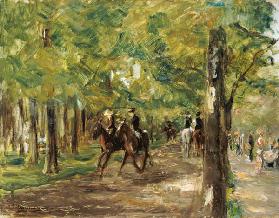 Reiter im Tiergarten Berlin 1915/16