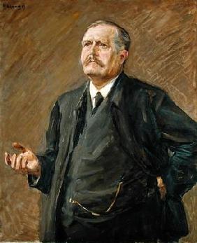 The Theologian and Social Politician, Friedrich Naumann (1860-1919) 1909 (oil on canvas) 15th