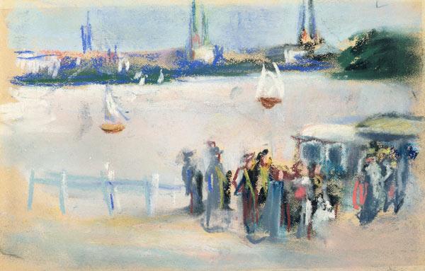 View of the Aussenalster 1909