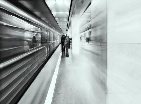 Moskauer Metro - Skizze