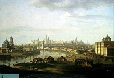 View of Moscow von Maxim Nikiforowitsch Worobjew