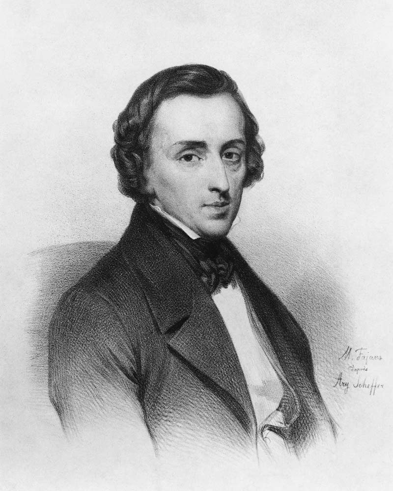 Frederic Chopin, after Ary Scheffer (1795-1858) von Maximilian Fajans
