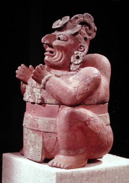 Anthropomorphic censer, from Guatemala, Classic Period von Mayan