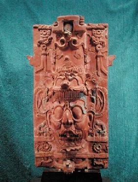 Toniatuh, the Sun God, from the Temple of the Cross, Palenque, Maya Classic Period 5th-10th c