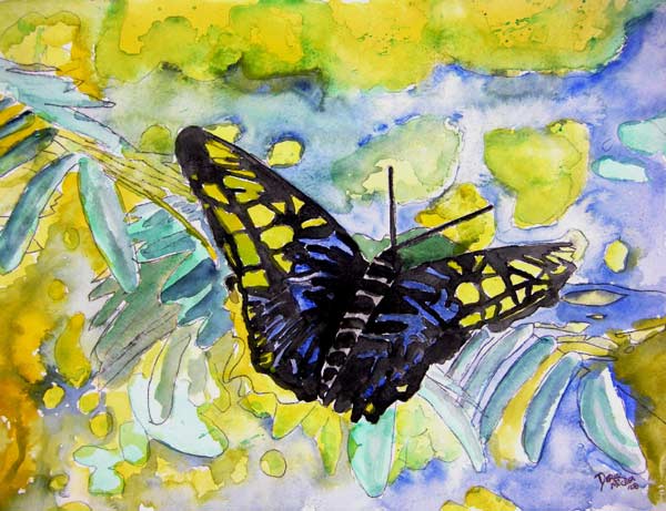 Abstrakt Butterfly von Derek McCrea