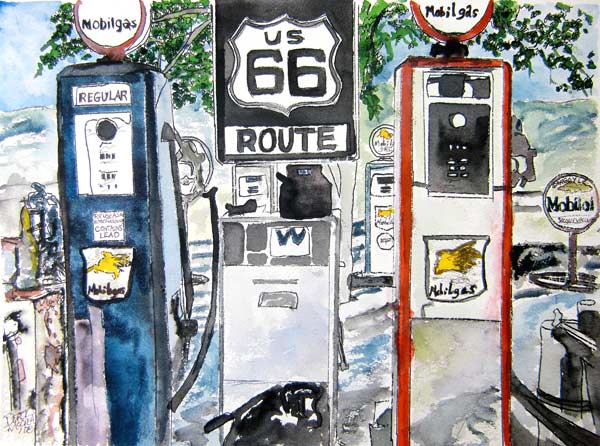 Route 66 von Derek McCrea