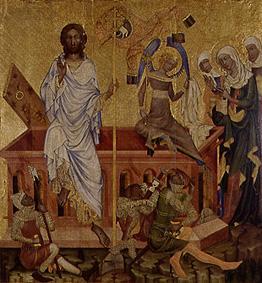 Die Auferstehung Christi. von Meister d.Altars von Hohenfurth