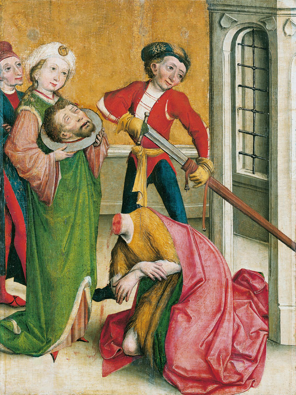 Enthauptung Johannes des Täufers von Meister des Eggenburger Altars