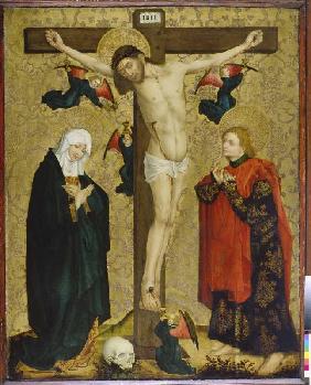 Christus am Kreuz mit Maria und Johannes