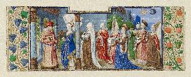 Philosophie präsentiert die Sieben Freien Künste zu Boethius Um 1460-14