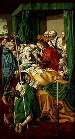 Der Tod der heiligen Jungfrau. von Meister von Sisla, Spanien