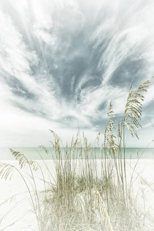 Himmlische Stille am Strand | Vintage von Melanie Viola