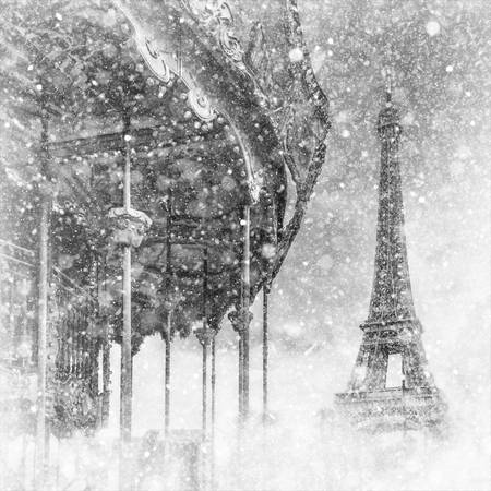 Typisch Paris | märchenhafter Winterzauber am Eiffelturm