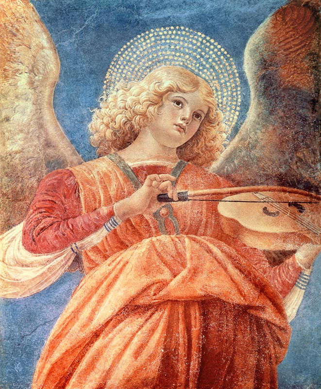 Musical Angel with Violin von Melozzo da Forli