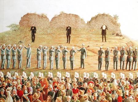 The Execution of Maximilian I (1832-67) von Mexican School