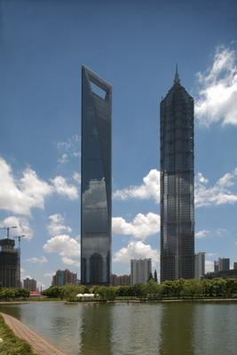 Wolkenkratzer in Shanghai von Michael Bär