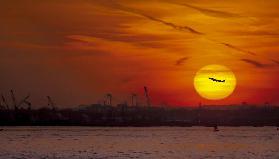 Sunset: New York Harbor