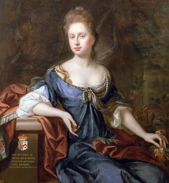 Anne, Duchess of Richmond (oil on canvas) von Michael Dahl