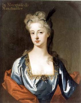 Portrait of Mary Anne Spanheim (1682-1772), wife of Francois de la Rochefoucauld, Marquis de Montand