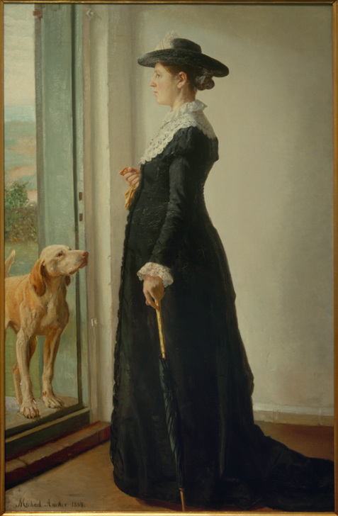 Porträt meiner Frau. Die Malerin Anna Ancher von Michael Peter Ancher