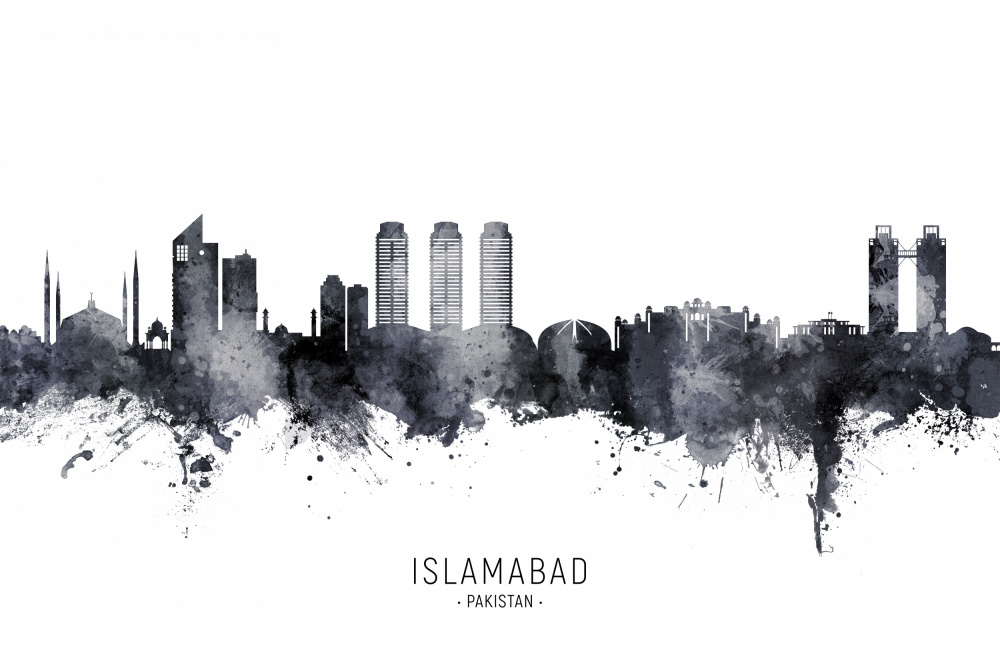 Skyline von Islamabad,Pakistan von Michael Tompsett