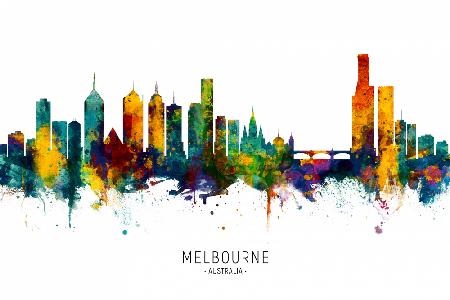 Skyline von Melbourne,Australien