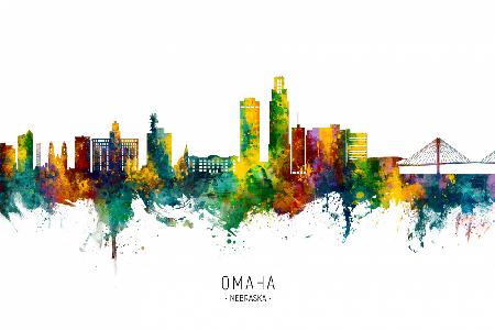 Skyline von Omaha Nebraska