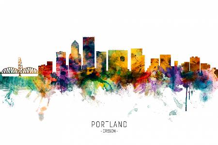 Skyline von Portland Oregon