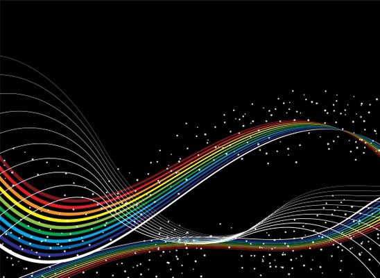 rainbow swish von Michael Travers