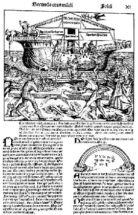 Seite aus dem Buch "Nürnberger Chronik" ("Schedelsche Weltchronik") von Hartmann Schedel 1493