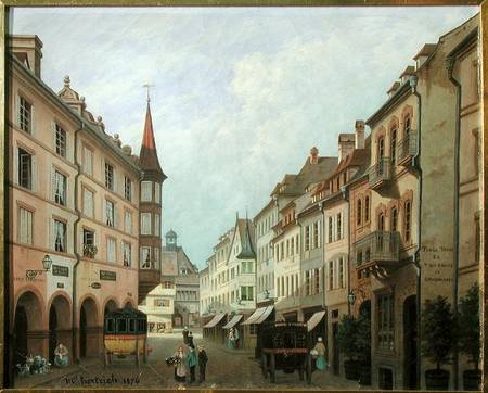The Arcades, Grand Rue, Colmar von Michel Hertrich