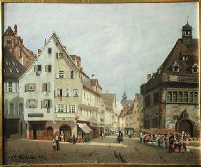 Place du Marche-aux-Fruits, Colmar 1875